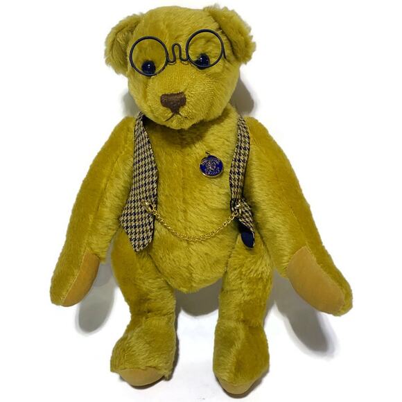 Knickerbocker Bears Teddy Bear Plush With Bear Care Guide, Brush and Bag 15" - Picture 8 of 13